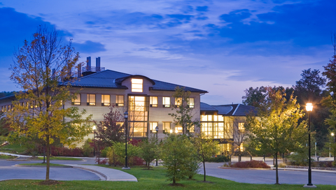 AL building at night 