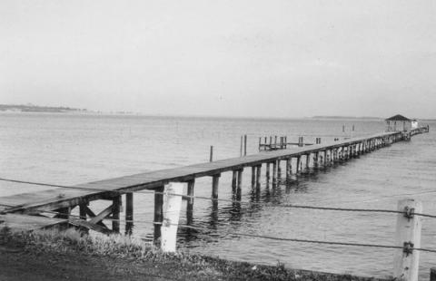 Historic picture of CBL's pier