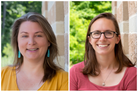 Headshots of Dr. Emily Cohen (left) and Dr. Joely DeSimone (right) 