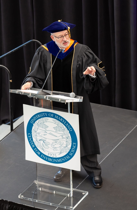 UMCES 2024 Commencement Keynote speaker Dr. Richard Spinrad, NOAA, May 2024