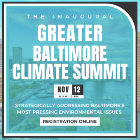 Logo for Greater Baltimore Climate Summit